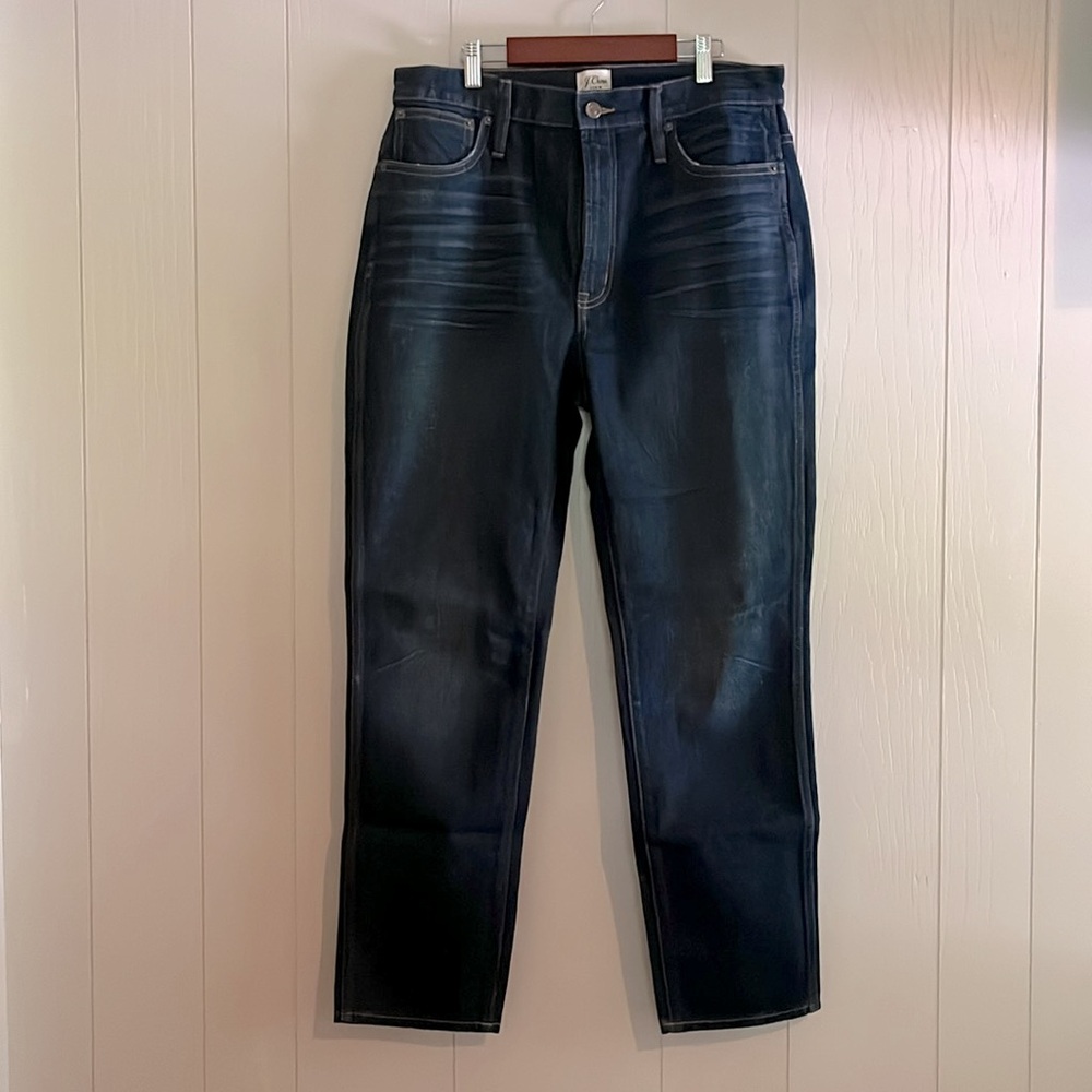 J. Crew 10” Vintage Straight Jeans in Boiler Wash